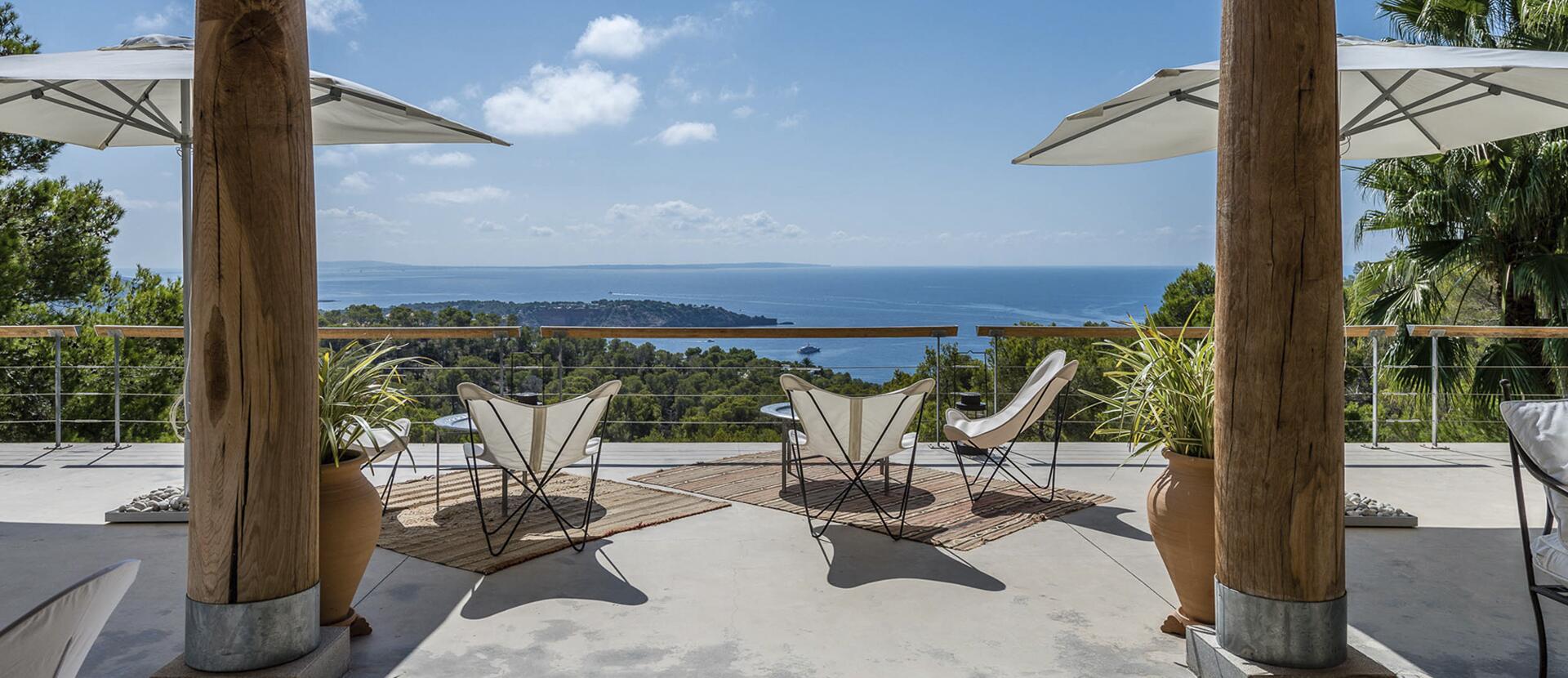 Villa Vacanza a Ibiza con vista sul mare