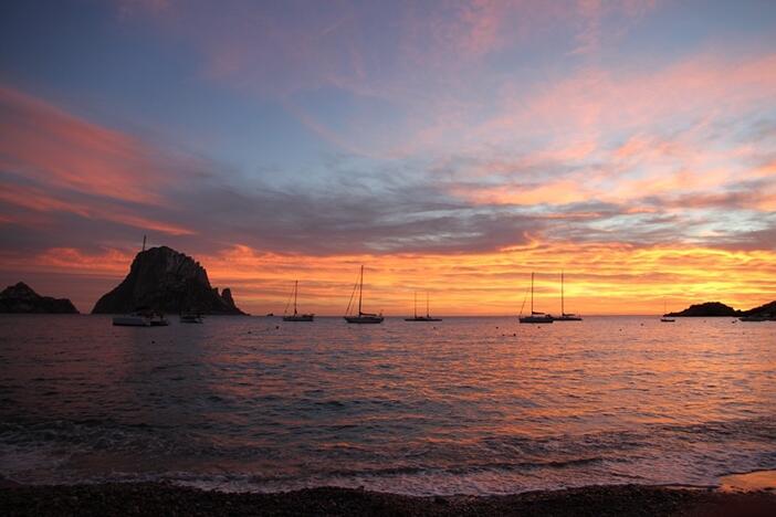 Es Vedra Ibiza tramonto