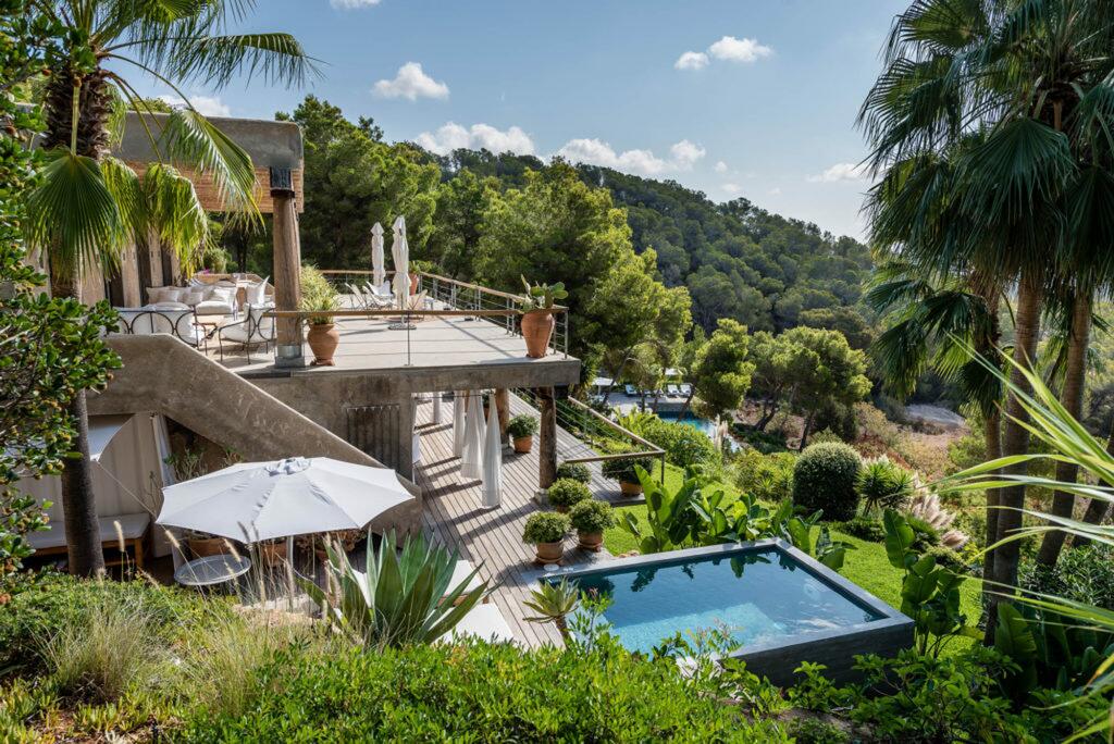 Villa moderna a Es Cubells con vista sul mare Ibiza estate 2020