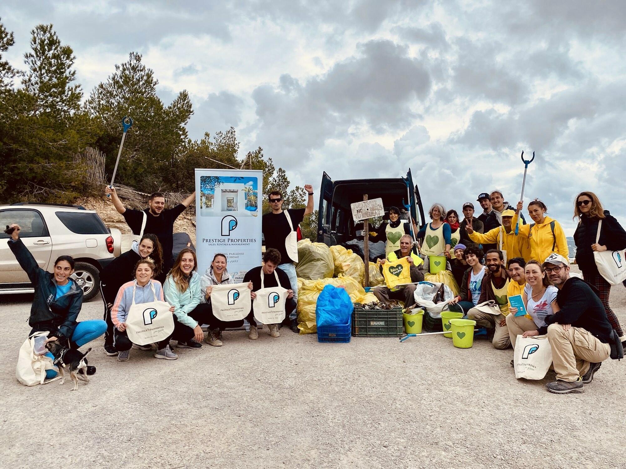 Settimana europea per la riduzione dei rifiuti (EWWR) - Prestige Properties beach clean up 2021