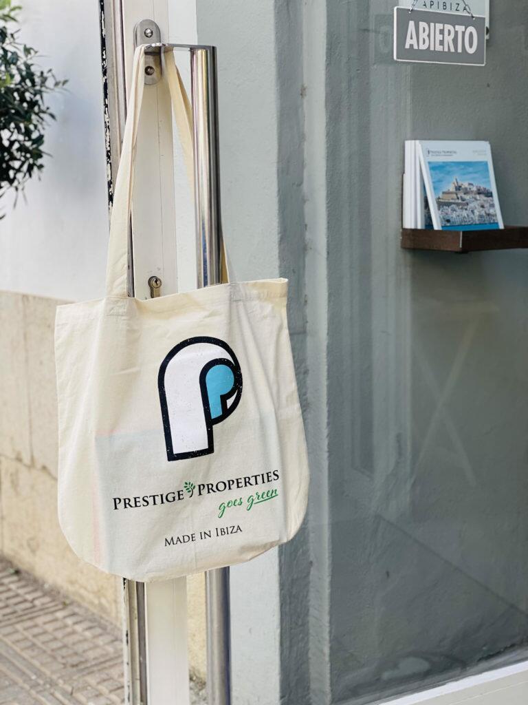Prestige Properties Ibiza tote bag green living