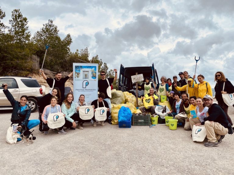 Prestige Properties Ibiza Beach Clean-Up Initiative 2021